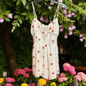 NWT cotton romper, size M